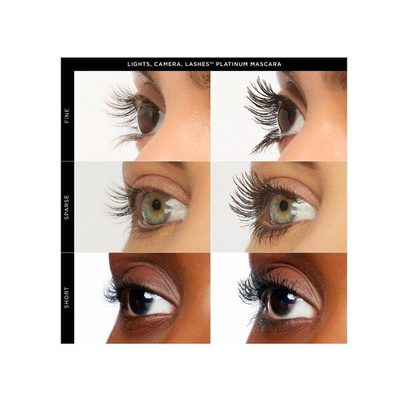 Tarte Lights Camera Lashes Platinum Mascara Full Size NIB Black Serum Hybrid - Picture 8 of 14